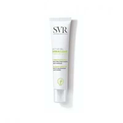 SVR SEBIACLEAR ACTIVE GEL / СВР СЕБИАКЛИЪР АКТИВЕН ГЕЛ ЗА МАЗНА КОЖА, СКЛОННА КЪМ АКНЕ 40МЛ