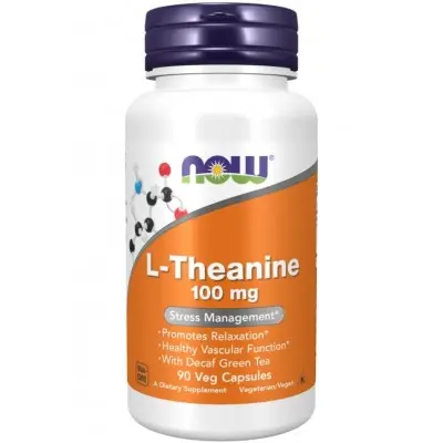 NOW FOODS L-THEANINE 100МГ КАПС. X90