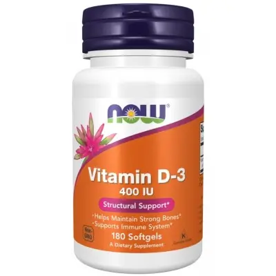 NOW FOODS ВИТАМИН D-3 400 IU ДРАЖЕТА X180