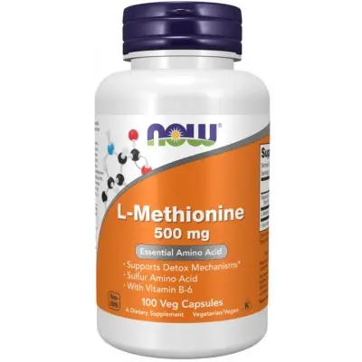 NOW FOODS L-METHIONINE 500МГ КАПС. X100