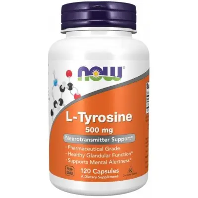NOW FOODS L-TYROSINE 500МГ КАПС. X120