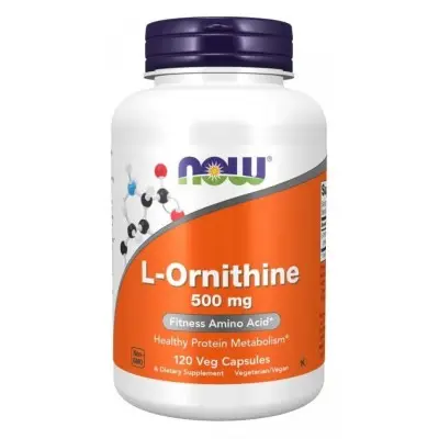 NOW FOODS L-ORNITHINE 500МГ КАПС. X120