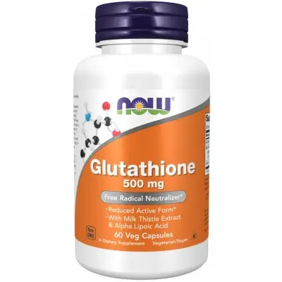 NOW FOODS GLUTATHIONE 500МГ КАПС. X60