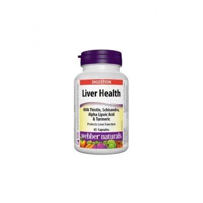 WEBBER NATURALS LIVER HEALTH / ЧЕРЕН ДРОБ - ЗДРАВЕ КАПС. Х 65