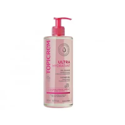 TOPICREM ULTRA HYDRATANT SHOWER GEL / ПЕНЛИВ ПОЧИСТВАЩ ГЕЛ (ЗА СУХА И ЧУВСТВИТЕЛНА КОЖА) 500МЛ