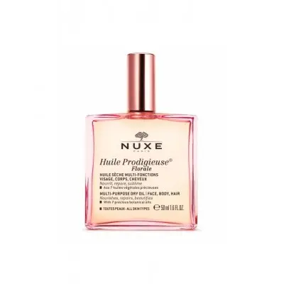 NUXE HUILE PRODIGIEUSE FLORAL MULTI-PURPOSE DRY OIL FOR FACE, BODY AND HAIR / НУКС ПРОДИЖЬОЗ ФЛОРАЛНО СУХО ОЛИО 50 МЛ