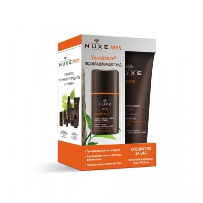 NUXE NUXELLENCE MEN / НУКС КОМПЛЕКТ ПОДМЛАДЯВАЩ ФЛУИД 50 МЛ + ДУШ-ГЕЛ 100 МЛ