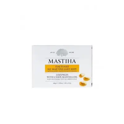 MASTIHA / LOZENGES WITH CHIOS MASTIHA OIL / ПАСТИЛИ С МАСТИХА - МАСЛО ОТ ХИОС БРОЯ X20