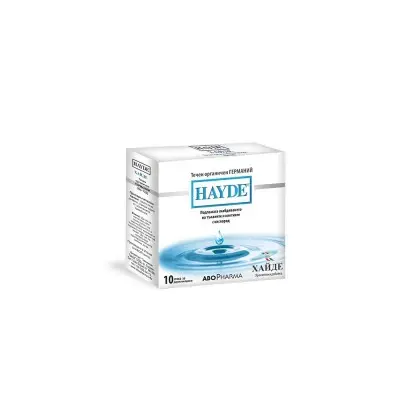 ABO PHARMA HAYDE / ХАЙДЕ ТЕЧЕН ОРГАНИЧЕН ГЕРМАНИЙ ЗА ДИРЕКТЕН ПРИЕМ Х10