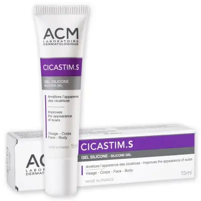 ACM CICASTIM.S GEL / ЦИКАСТИМ ГЕЛ ЗА ПРОФИЛАКТИКА И ЛЕЧЕНИЕ НА ХИПЕРТРОФИЧНИ БЕЛЕЗИ И КЕЛОИДИ 15МЛ