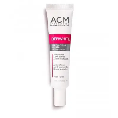 ACM DEPIWHITE EYE CONTOUR GEL / ДЕПИГМЕНТИРАЩ ГЕЛ ЗА ТЪМНИ КРЪГОВЕ ОКОЛО ОЧИТЕ 15МЛ