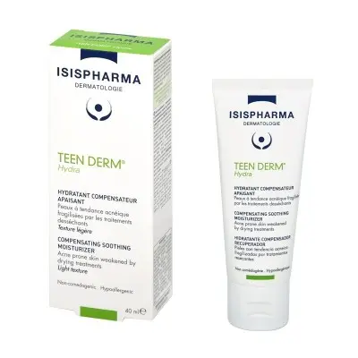 ISISPHARMA TEEN DERM HYDRA / ТИЙН ДЕРМА ХИДРА КОМПЕНСИРАЩ И ОВЛАЖНЯВАЩ КРЕМ 40МЛ