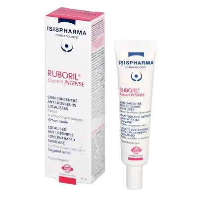 ISISPHARMA RUBORIL EXPERT INTENSE / РУБОРИЛ ЕКСПЕРТ ИНТЕНС КОНЦЕНТРИРАН ГЕЛ-КРЕМ ПРОТИВ ЗАЧЕРВЯВАНЕ 15МЛ