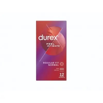 DUREX FEEL INTIMATE / ДЮРЕКС ПРЕЗЕРВАТИВИ БР. X12