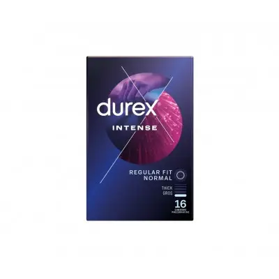 DUREX INTENSE / ДЮРЕКС ПРЕЗЕРВАТИВИ БР. X16