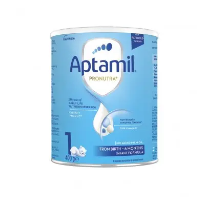 NUTRICIA APTAMIL PRONUTRA 1 / АДАПТИРАНО МЛЯКО ЗА КЪРМАЧЕТА 0-6 МЕСЕЦА 400ГР