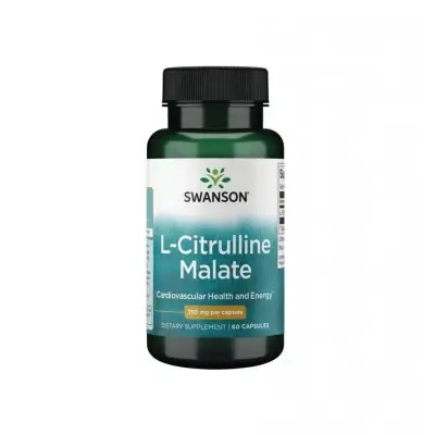 SWANSON L-CITRULLINE MALATE / СУОНСЪН Л-ЦИТРУЛИН МАЛАТ 750 МГ КАПС. X 60