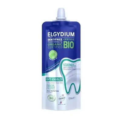 ELGYDIUM BIO SENSITIVE TOOTHPASTE / ЕЛГИДИУМ БИО ПАСТА ЗА ЧУВСТВИТЕЛНИ ЗЪБИ 100МЛ