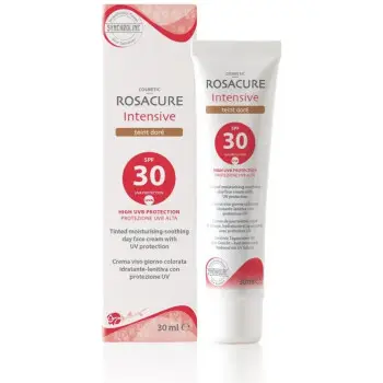 СИНХРОЛАЙН РОЗАКЮР ИНТЕНЗИВ SPF30 Оцветен крем, прикриващ зачервяванията по кожата - тъмен цвят 30мл