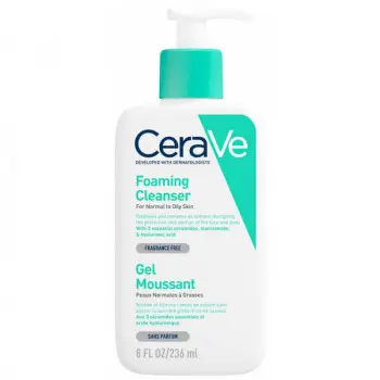 СЕРАВЕ Измиваща гел пяна за нормална и смесена кожа за лице и тяло 236мл