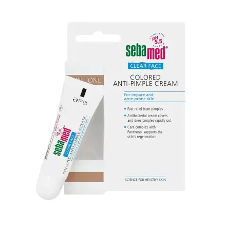 Sebamed Оцветяващ Крем Против Пъпки, Анти Акне х 10мл.