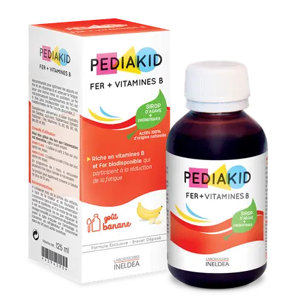 ПЕДИАКИД Pediakid Fer + Vitamines B – Сироп Със Желязо И Витамини В 125 мл