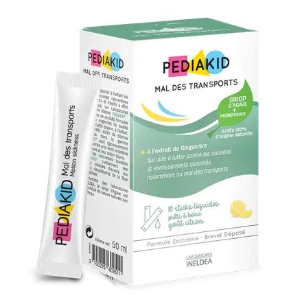 PEDIAKID® Mal des transports / ПЕДИАКИД Мал Дес Транспортс (Сашета срещу гадене и повръщане) 10 сашета
