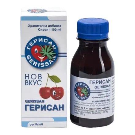 Герисан Сироп С Вкус На Череша х 100мл