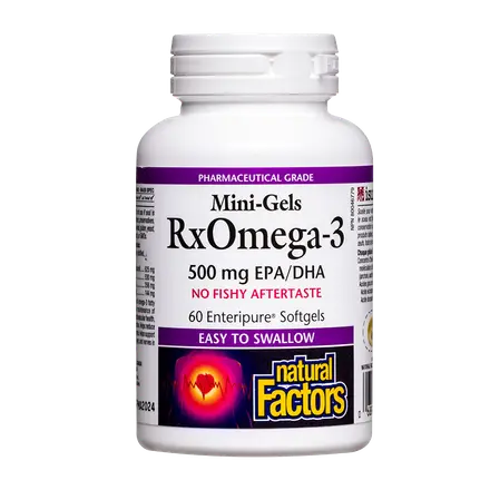 ОМЕГА-3 МИНИ ГЕЛС 500 mg (EPA 356 mg / DHA 144 mg) х 60 Капсули