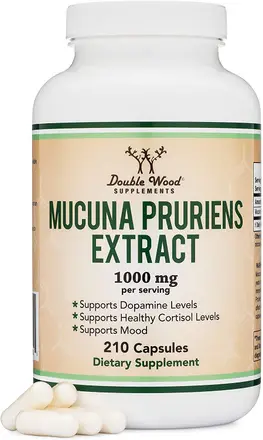 MUCUNA PRURIENS EXTRACT ЕКСТРАКТ ОТ МУКУНА Хранителна добавка, 210 капсули