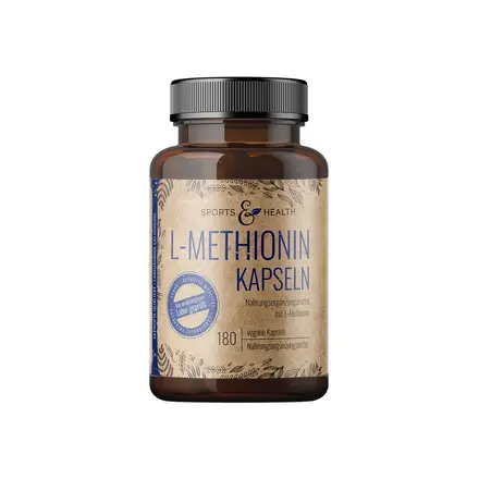 Нервна система - Л-Метионин (L-Methionin) 500mg, 180 капсули Sports & Health Solutions