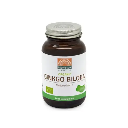 Памет и концентрация Гинко Билоба (Ginkgo Biloba Organic) 250 mg х 60 капсули