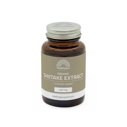 Силен имунитет, енергия и тонус Шийтаке (Shiitake Extract Organic) 60 капсули