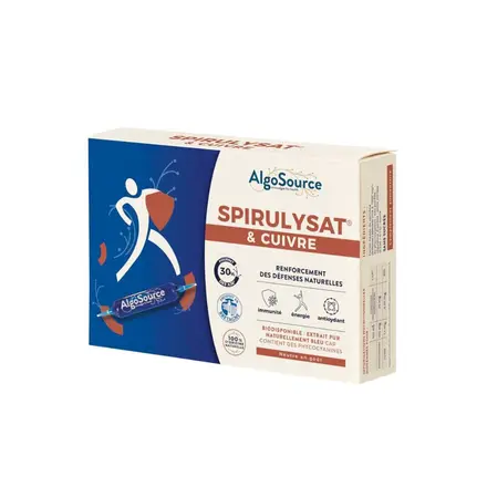 Фикоцианин от спирулина + мед – жизненост и сила - Spirulisat® , 20 ампули x 10 ml AlgoSource