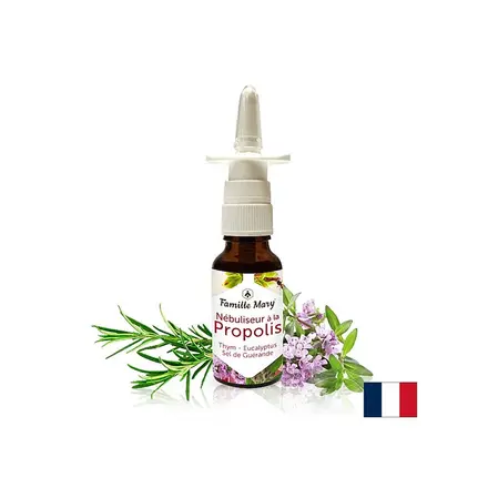 Nébuliseur propolis - Спрей за нос с прополис, мащерка, розмарин и евкалипт, 20 ml Famille Mary