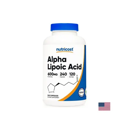 Диабет - Алфа-липоева киселина, 600 mg/240 капсули Nutricost