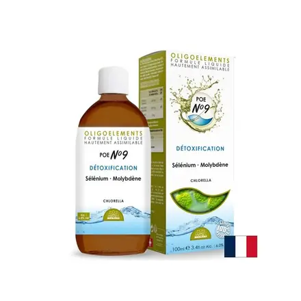 Детоксикация - Селен, Молибден и Хлорела POE N°9, 100 ml Propos’Nature