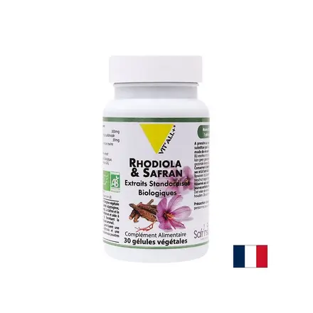 Стрес и добро настроение - Златен корен (300 mg)+ Шафран (30 mg), 30 капсули