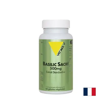 Стрес и добро настроение - Свещен босилек (Тулси), 500 mg х 60 капсули