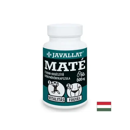 Здравословно отслабване - Йерба Мате, 600 mg x 60 капсули