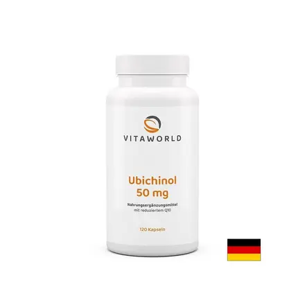 Здраво сърце и енергия - Коензим Q10 (убиквинол), 50 mg x 60 капсули