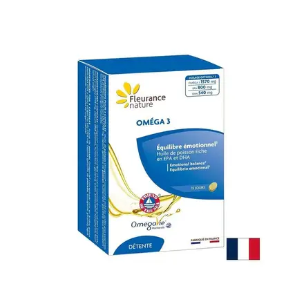 Сърдечно- съдова и мозъчна функция - Омега 3, 392.5 mg (EPA 200 mg/ DHA 100 mg) х 60 капсули