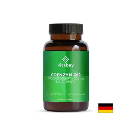 Енергия и здраво сърце - Коензим Q10 (убиквинол), 200 mg х 60 софтгел капсули