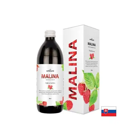 Сок от малина + витамин C – естествена енергия и силен имунен щит, 500 ml