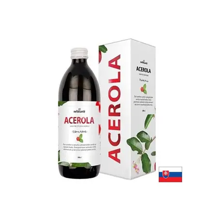 Сок от ацерола – естествен източник на витамин C за имунитет и жизненост, 500 ml