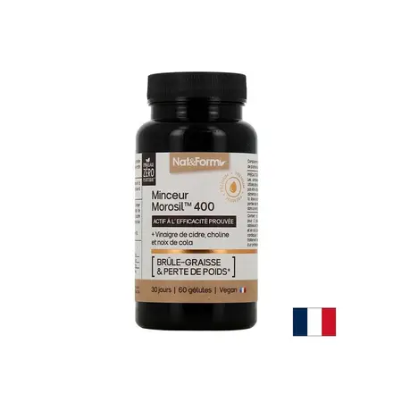 Формула за отслабване с Morosil® (червен портокал), ябълков оцет и холин, 400 mg, 60 капсули