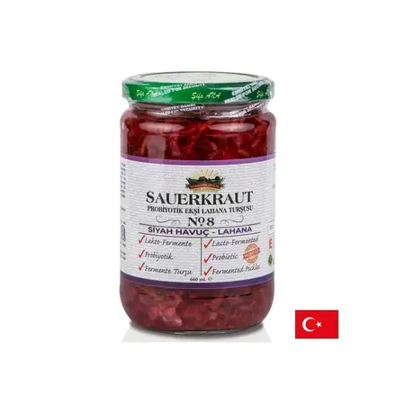Туршия от кисело зеле и ряпа – С пробиотици за добро храносмилане, 660 ml
