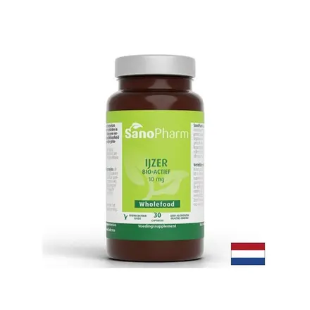 Желязо – Енергия и подкрепа при анемия, 10 mg, 30 капсули