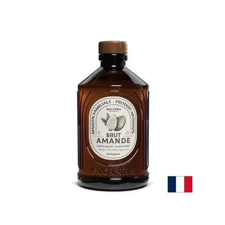 Сироп с бадеми – Френски сироп за кафе, коктейли и десерти, Bacanha Brut Amande, 400 ml