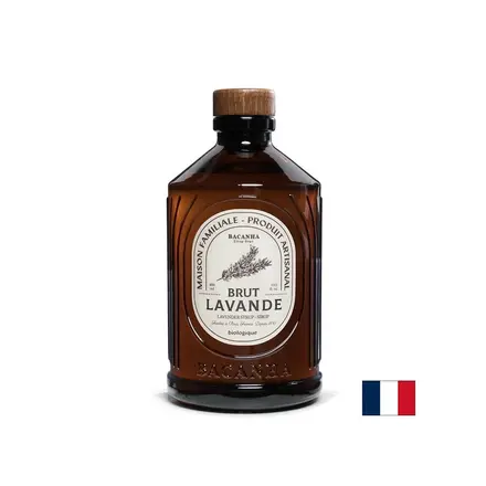 Сироп с лавандула – Френски сироп за коктейли, лимонади и десерти, Bacanha Brut Lavande, 400 ml